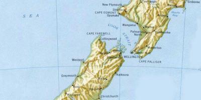ويلينغتون في نيوزيلندا على الخريطة